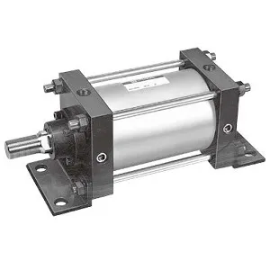 Xi lanh khí nén tiêu chuẩn dạng nắp vuông, đường kính lớn CS1B125-1 - CS1 Series